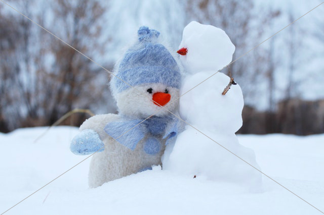 christmas cold friends frosty