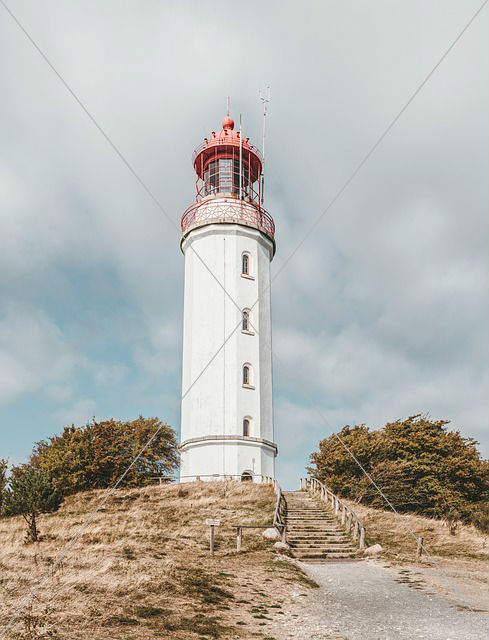 lighthouse hiddensee baltic sea