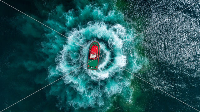 boat on ocean